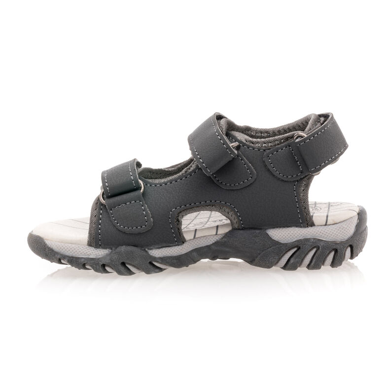 Sandalias grises para niño / Zapatos de punta abierta