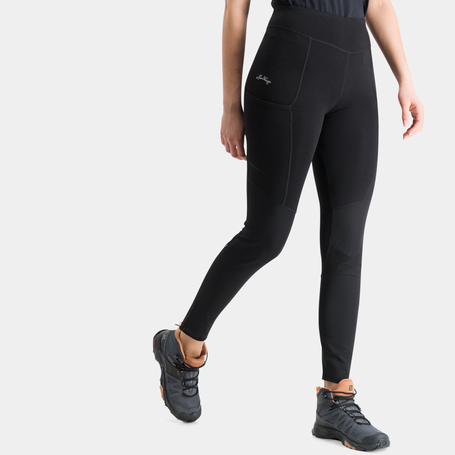 Tausa Wool Hybrid Tight W, tights dame - Svart
