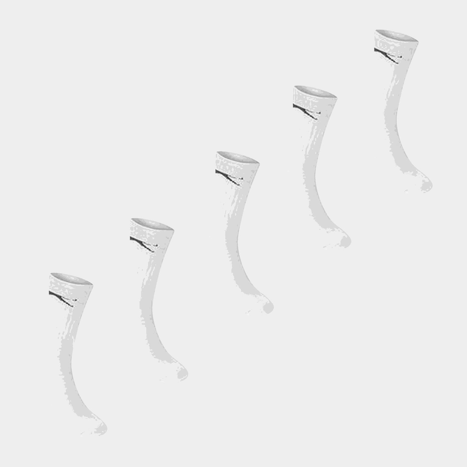 5Pk Crew Sock, sokker, junior - Hvit