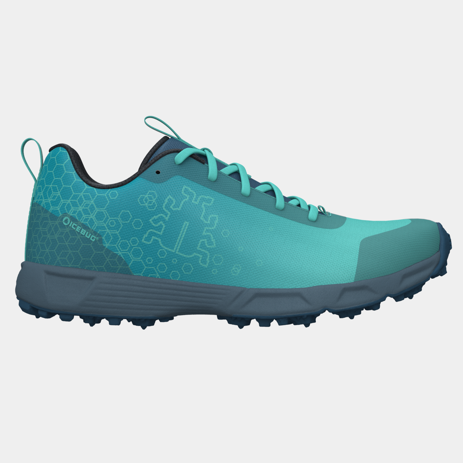  Scarpe da corsa Route BUGrip con tacchetti, da donna - blu