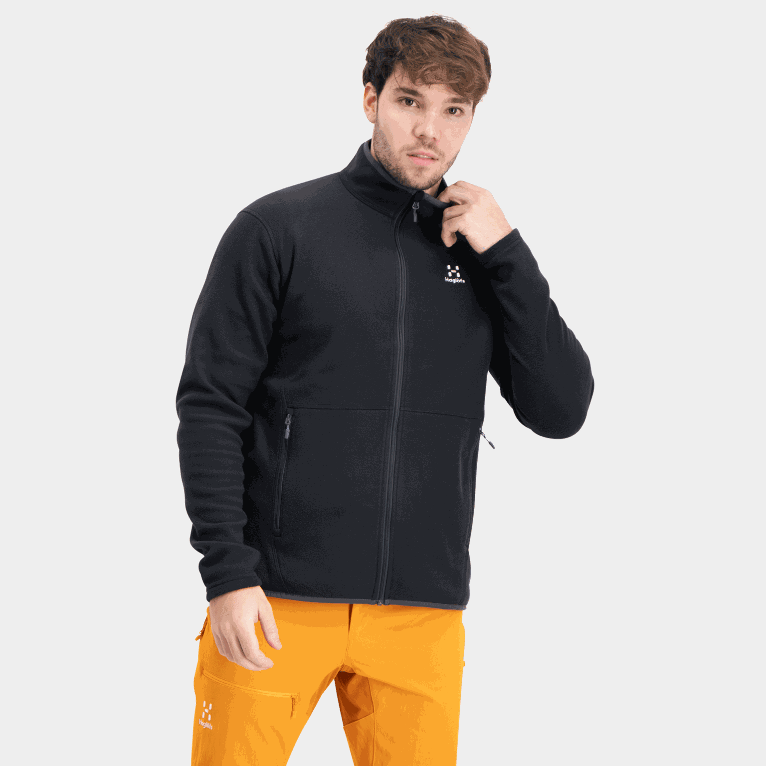Veste Pollux, veste polaire pour homme – Noire
