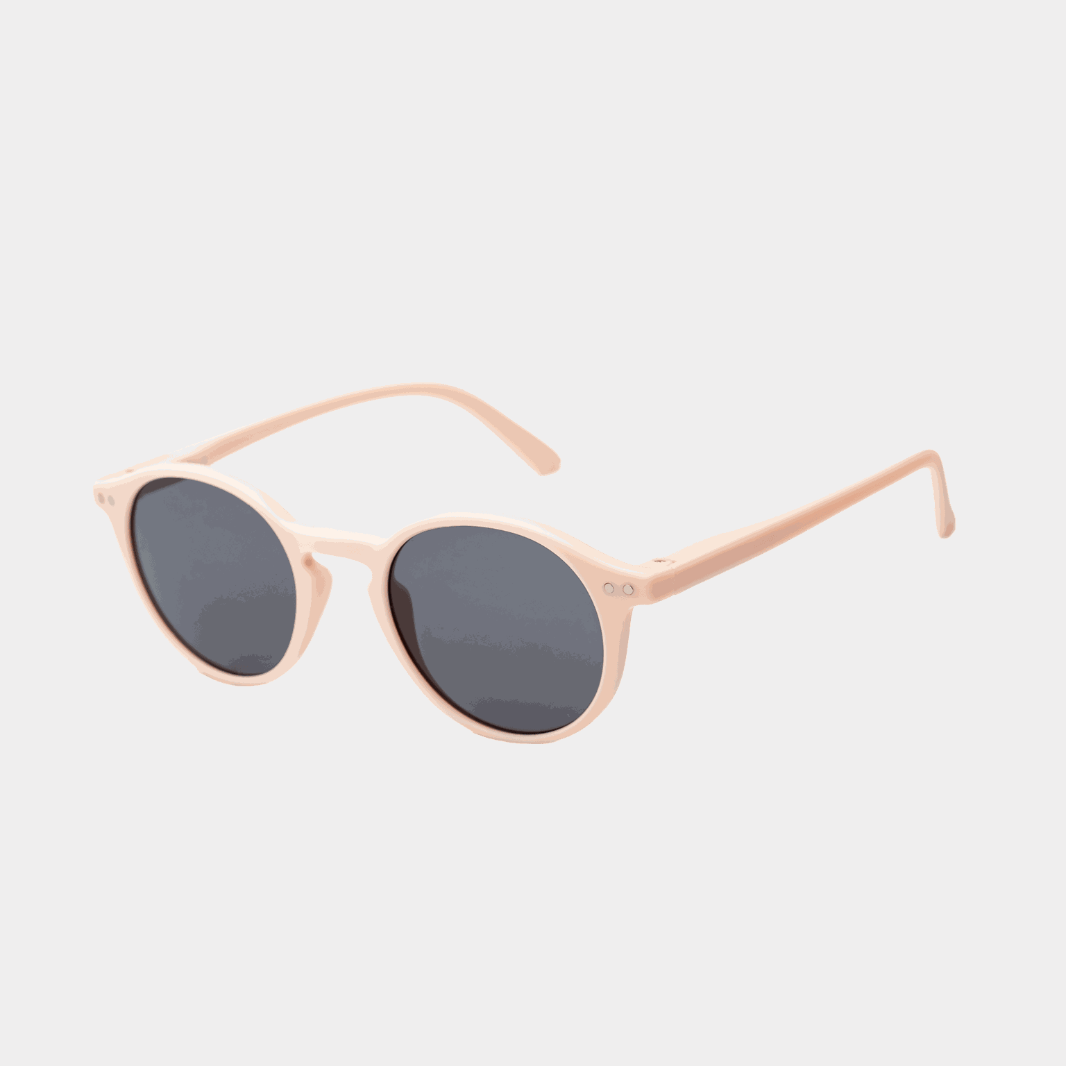 Waye Kids 005 zonnebril, mat lichtroze montuur en gekleurde glazen, categorie 3, unisex – roze