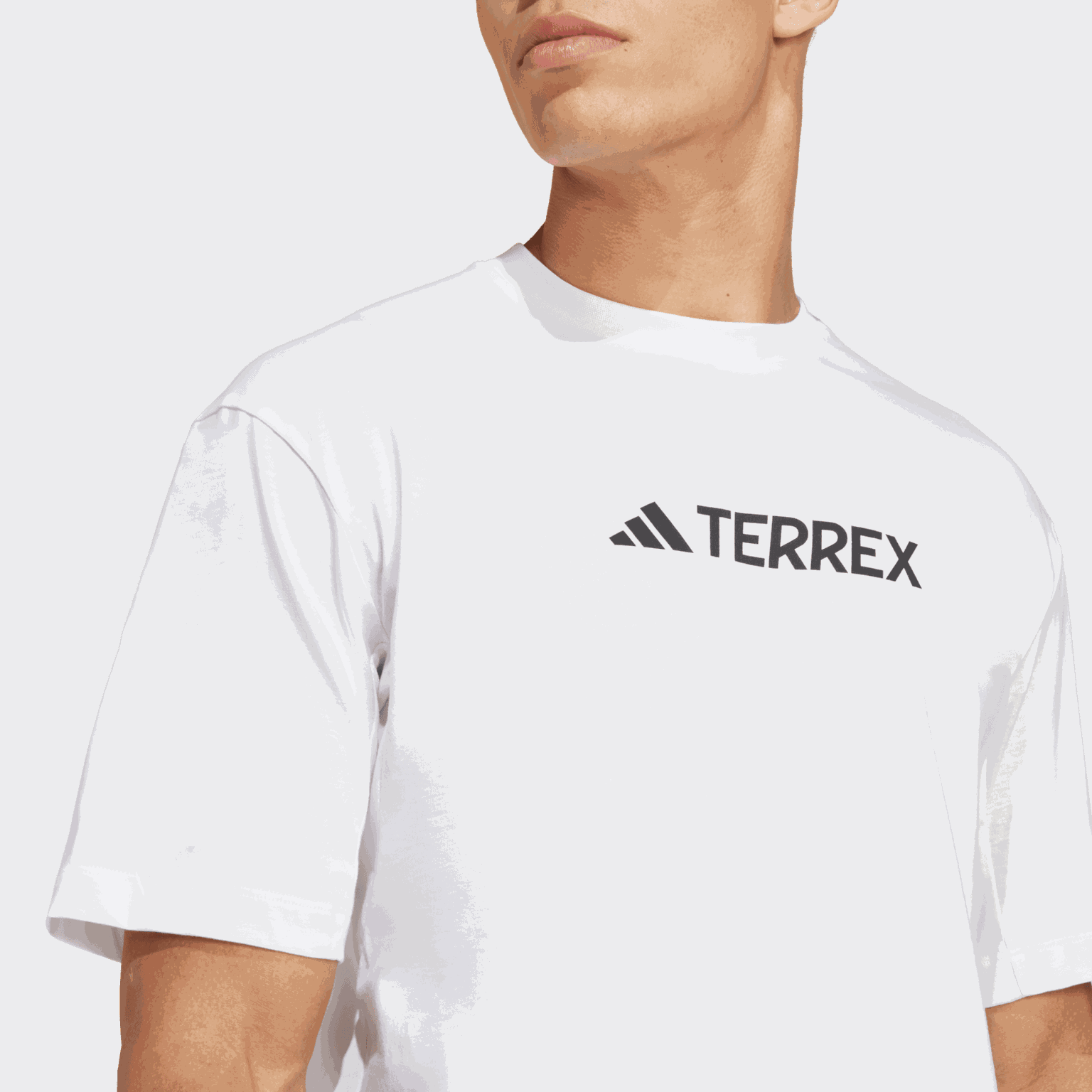  Tricou Terrex Classic Logo pentru bărbați – Alb