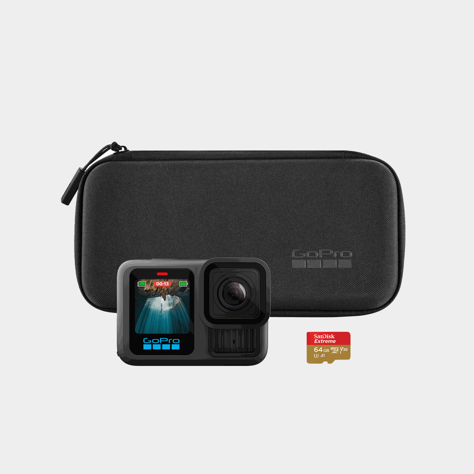 GoPro HERO13 Zwart speciaal pakket, complete GoPro HERO13 kit – Zwart