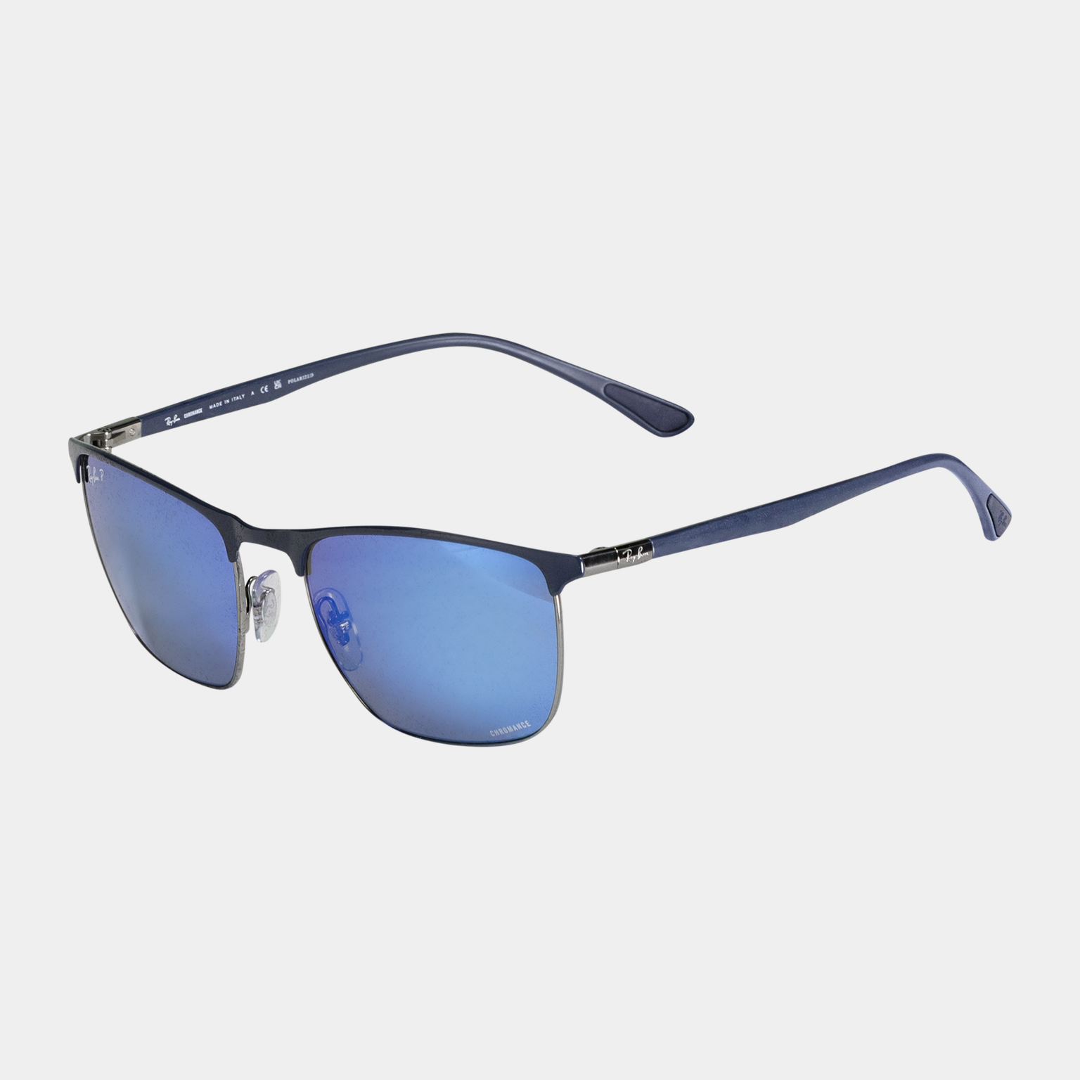  Óculos de sol unissex 0RB3686, azul sobre fundo antracite, lentes polarizadas - azul