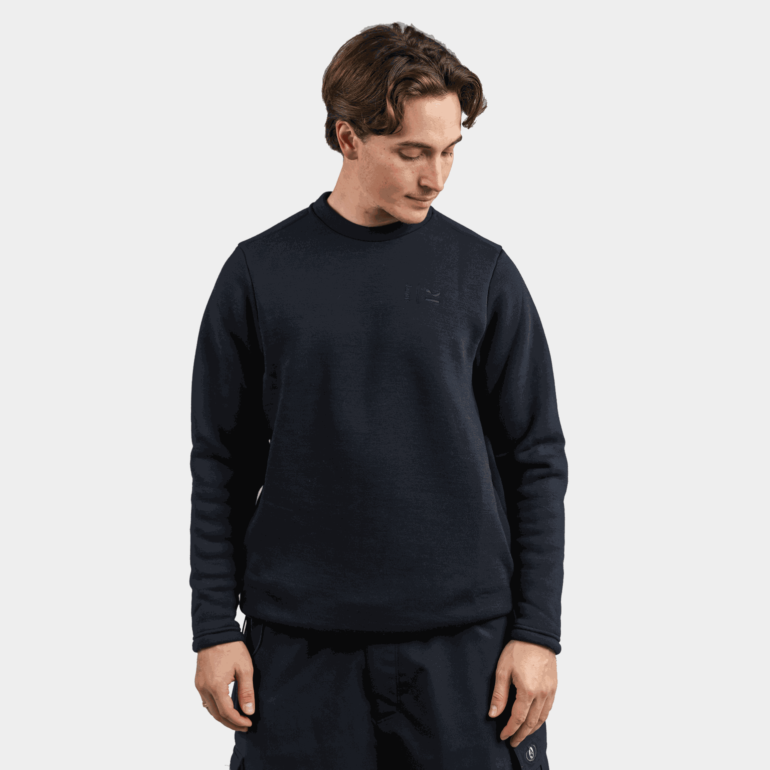 Kleveland unisex trui met ronde hals van merinowol