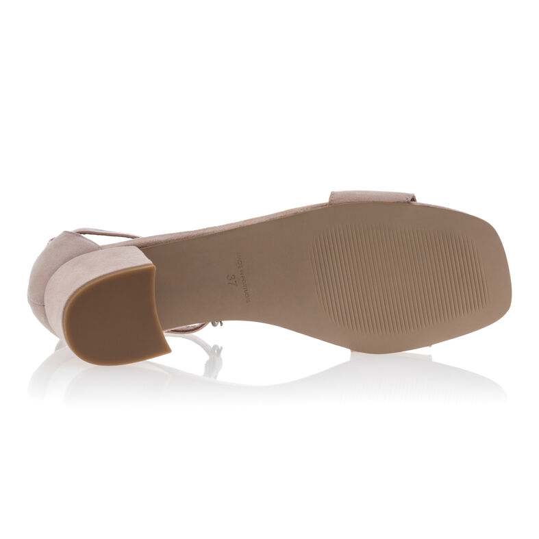 Beige sandaler / åben tå sko til kvinder