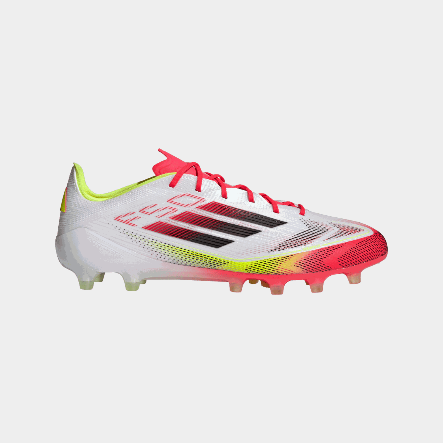 Chaussures de football F50 Elite AG pour terrain synthétique, unisexe – Blanches