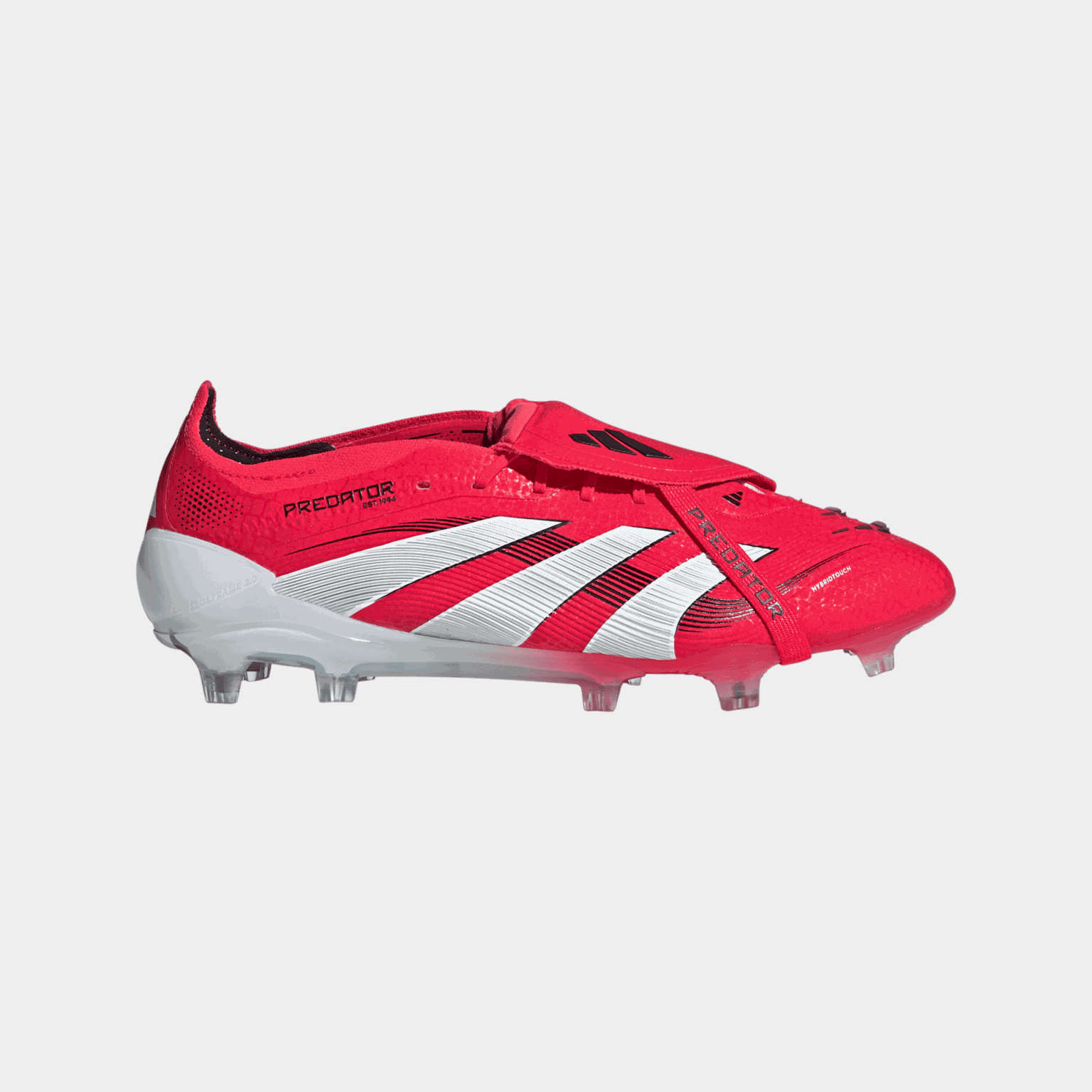 Chaussures de football Predator Elite à languette repliable FG, pour gazon, unisexe