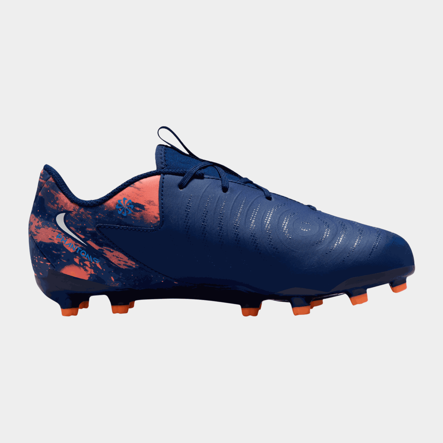 Buty piłkarskie Erling Haaland Q1 25 Phantom GX 2 Academy FG/MG na trawę naturalną i sztuczną, juniorskie - niebieskie