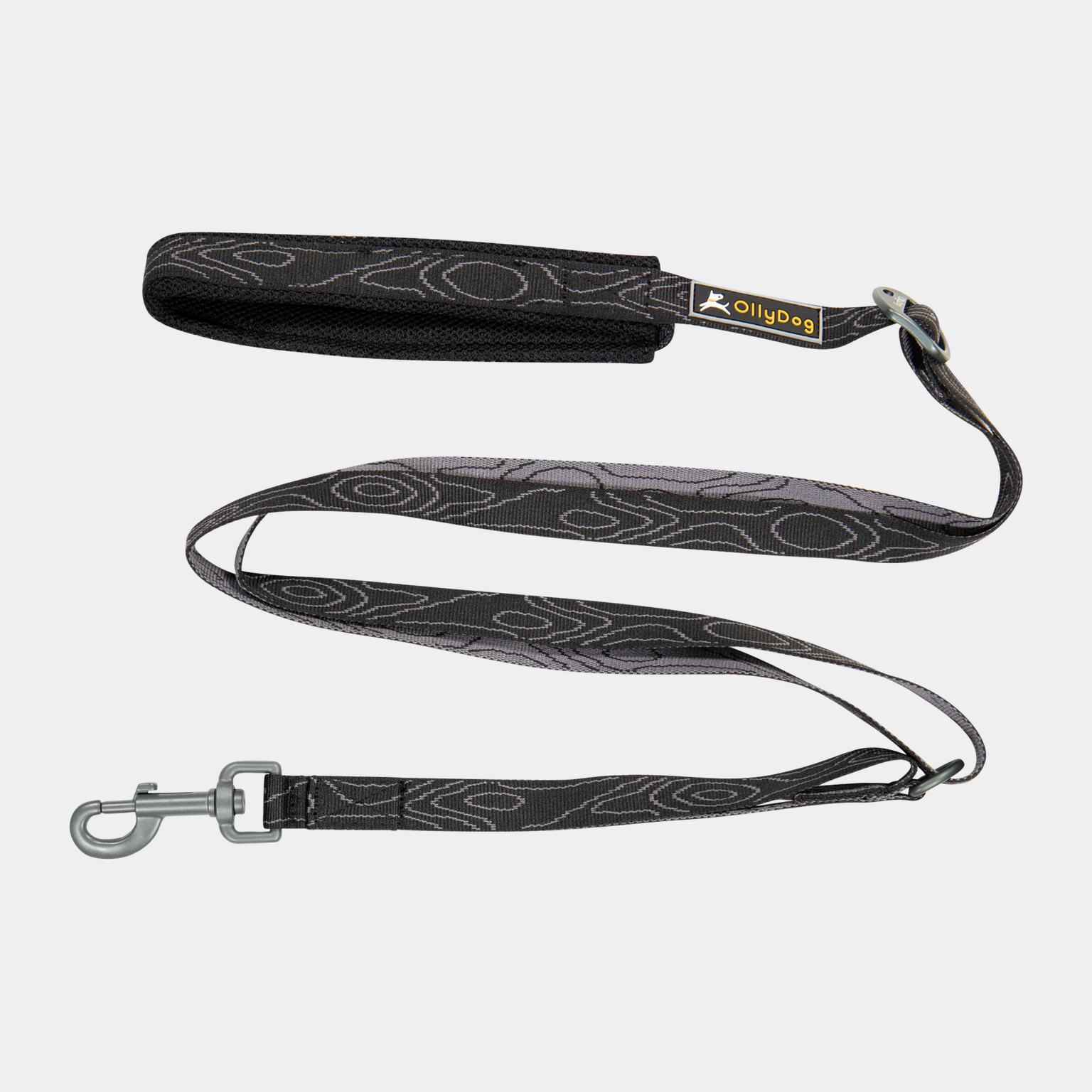Flagstaff Adj Leash Raven Bark, hundebånd - Svart