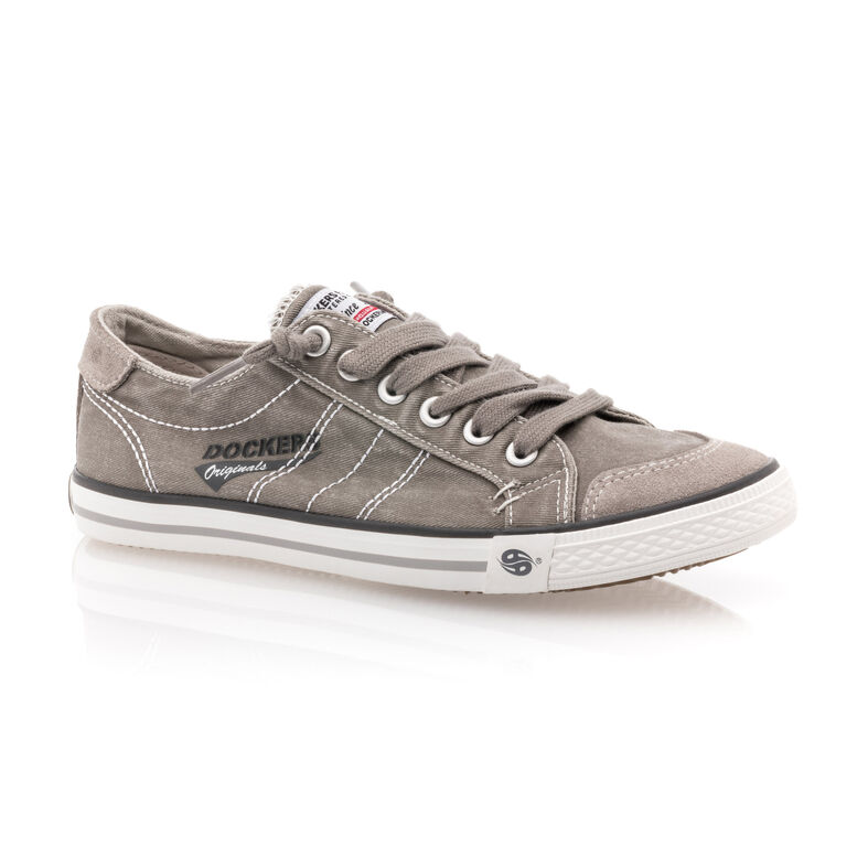 Zapatillas deportivas para mujer color beige.