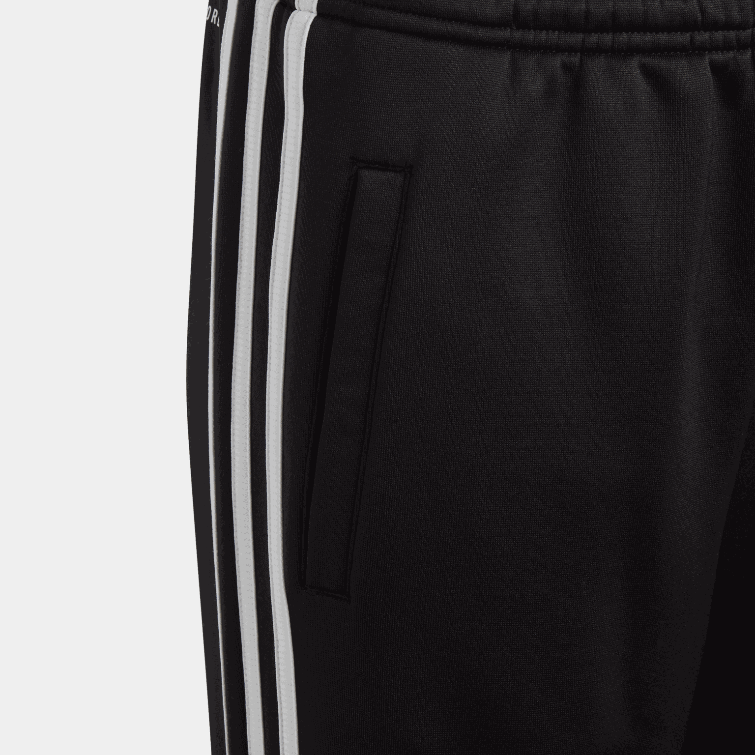  Train Essentials 3-Strepen Trainingsbroek Juniors – Zwart