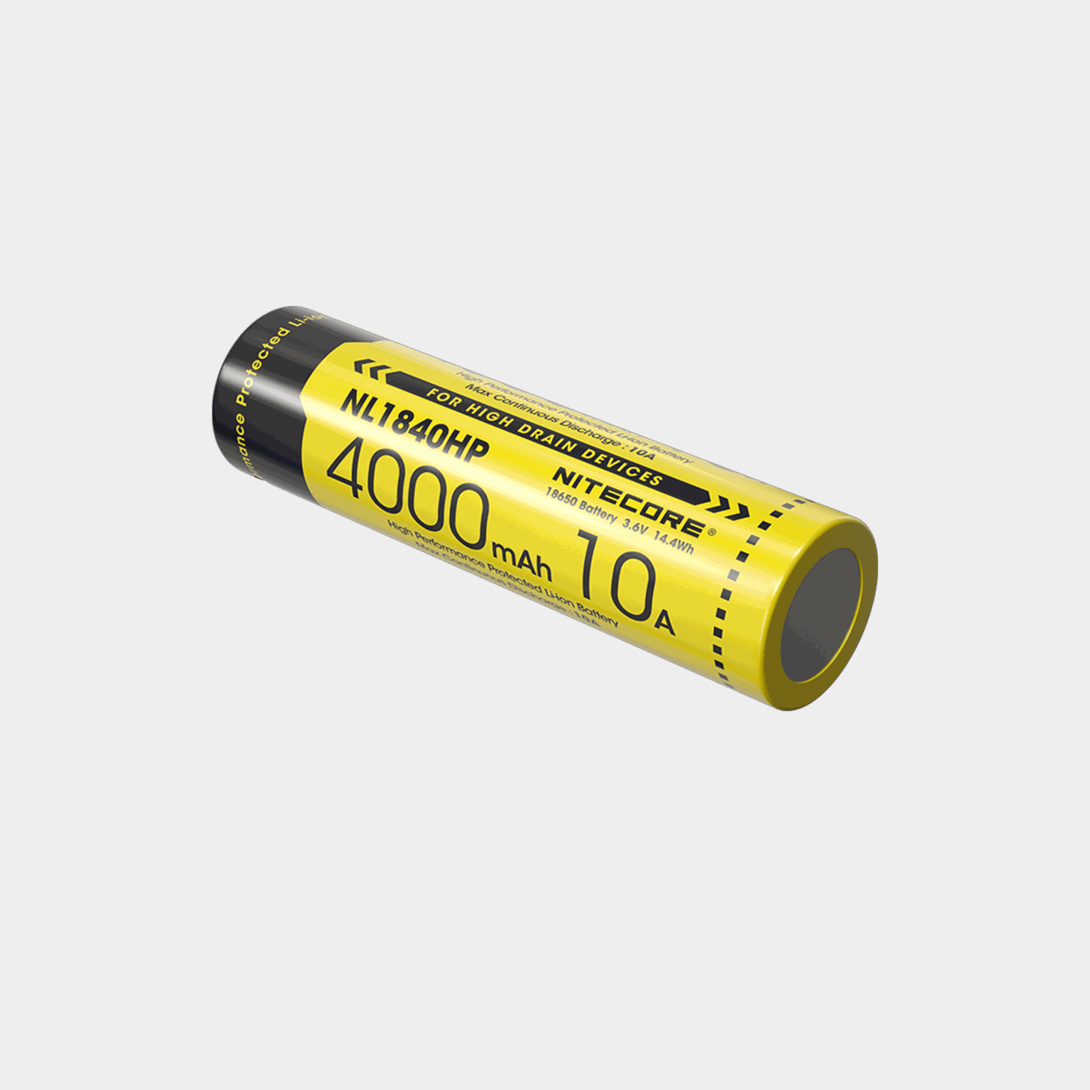 Baterie Nitecore NL1840HP – Galbenă