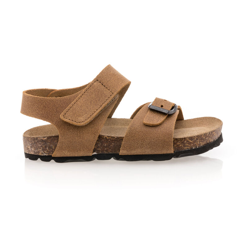 Sandalias marrones para niño / Zapatos de punta abierta