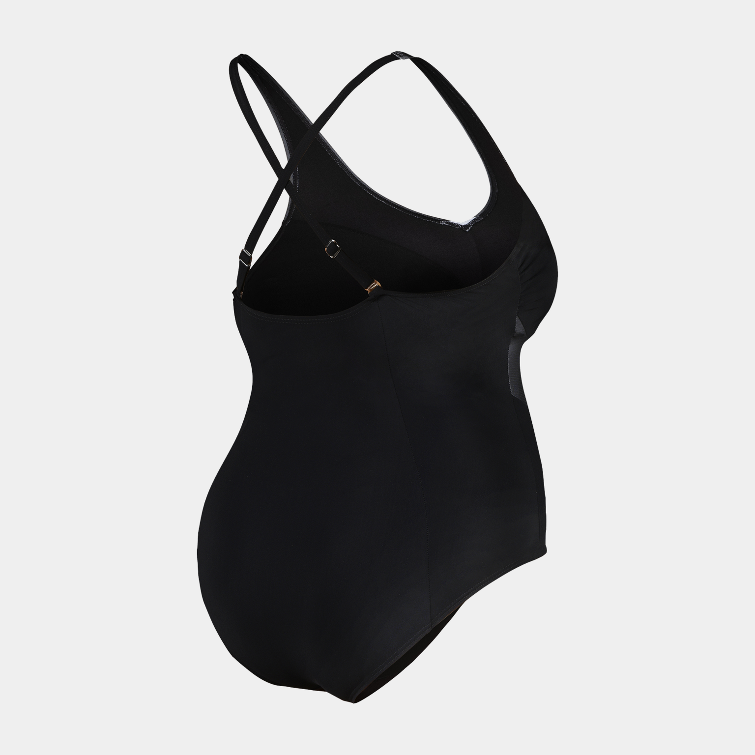 Isabel Light Plus Size damski kostium kąpielowy z krzyżowanymi plecami – wielokolorowy