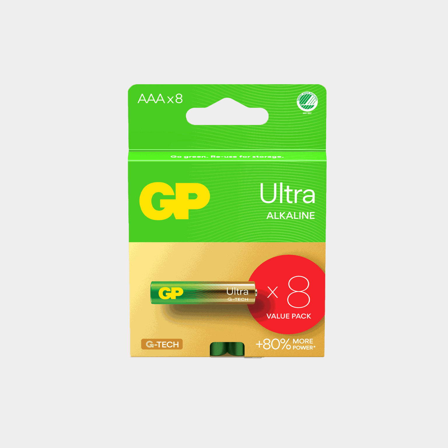 Super Alkaline AAA/LR03, AAA-batterier