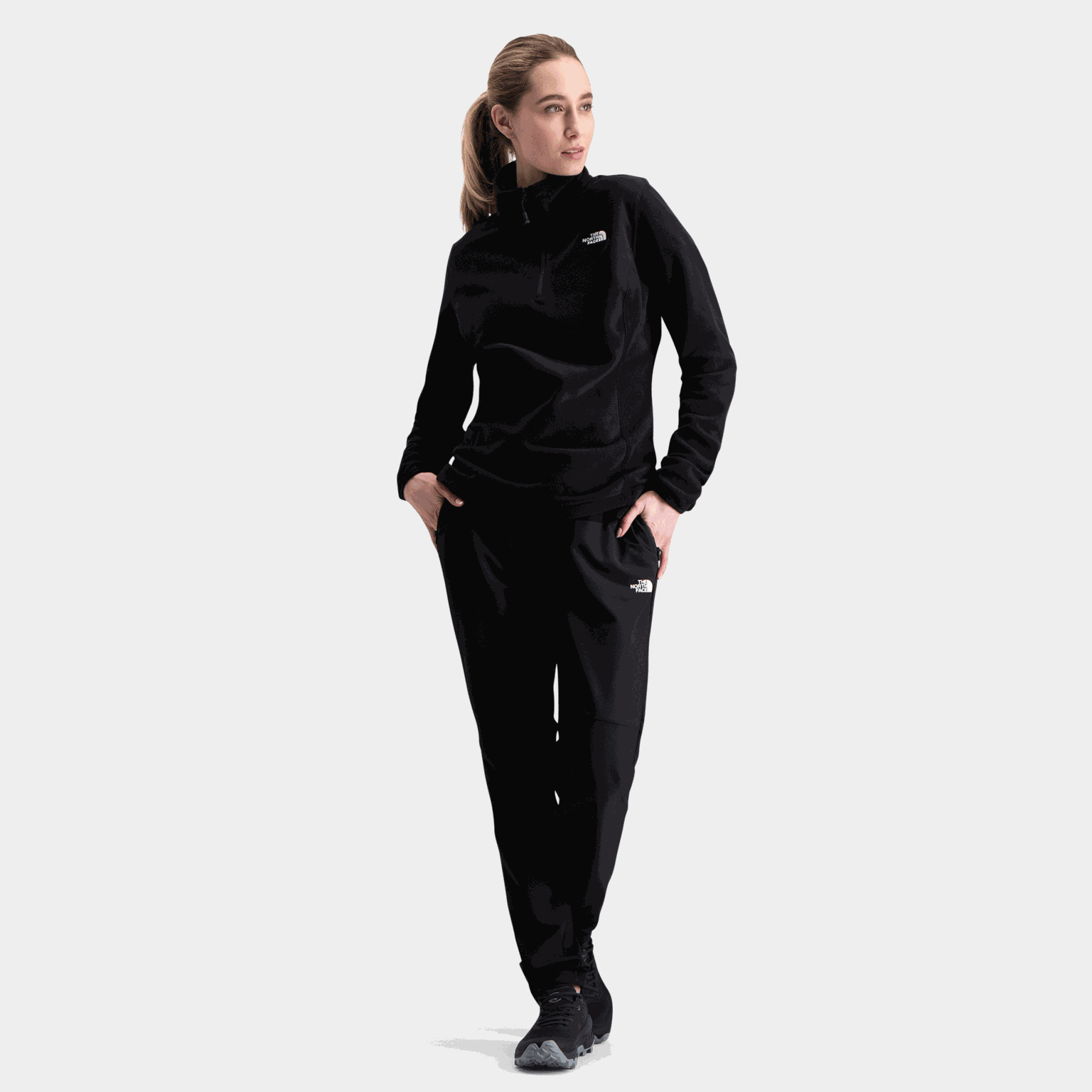 Calça Grivola, calça softshell feminina - preta