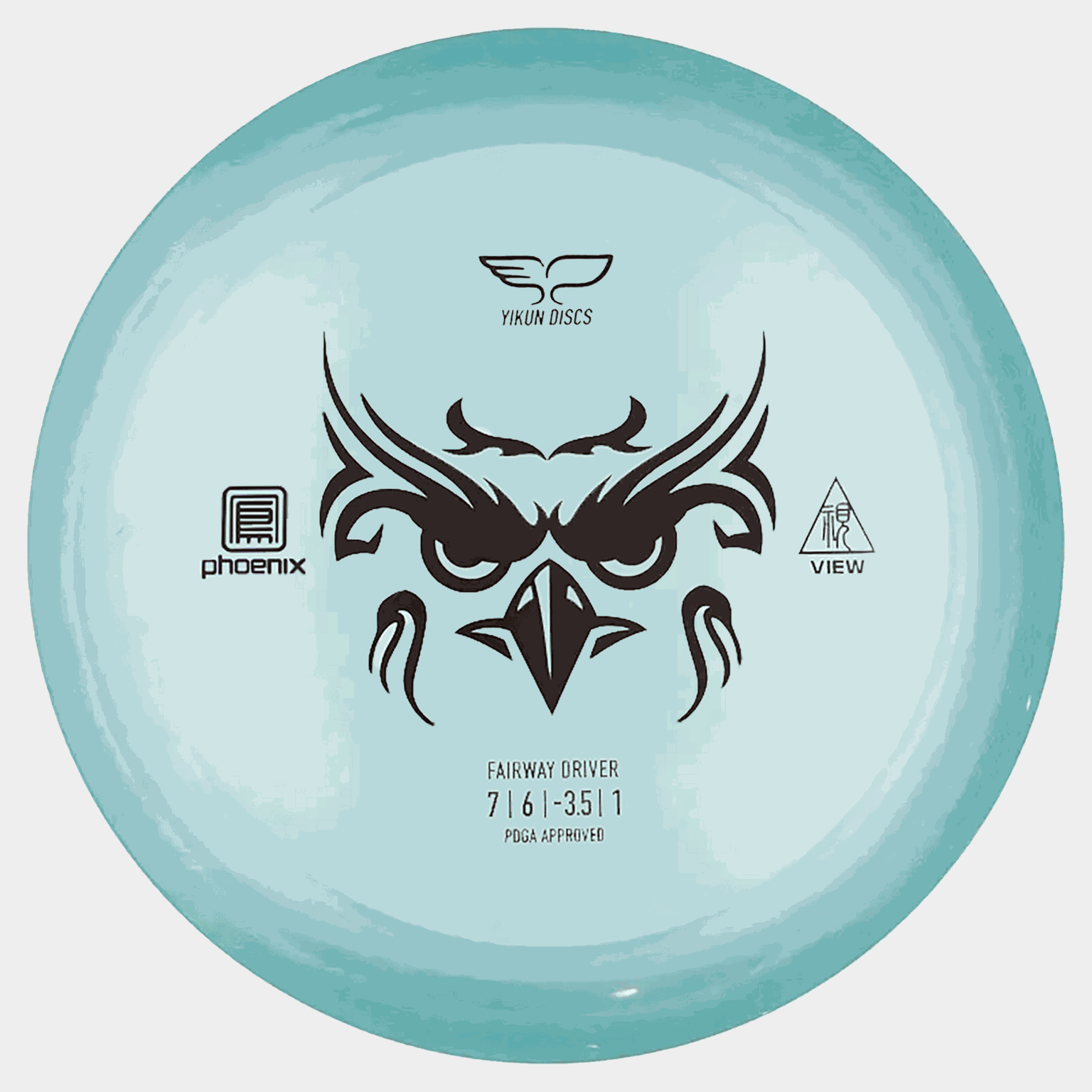 Phoenix View Driver (170-175 g) voor golffrisbee – Blauw