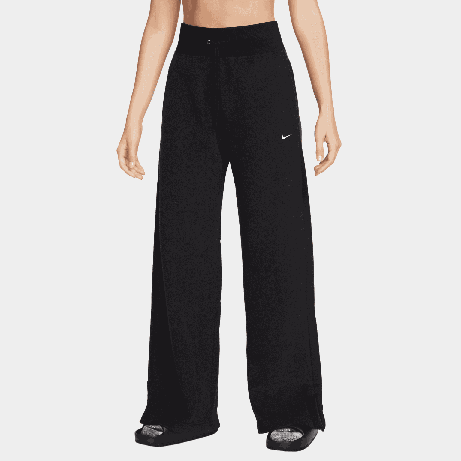 Pantaloni da jogging Nike Sportswear Phoenix Plush da donna - neri