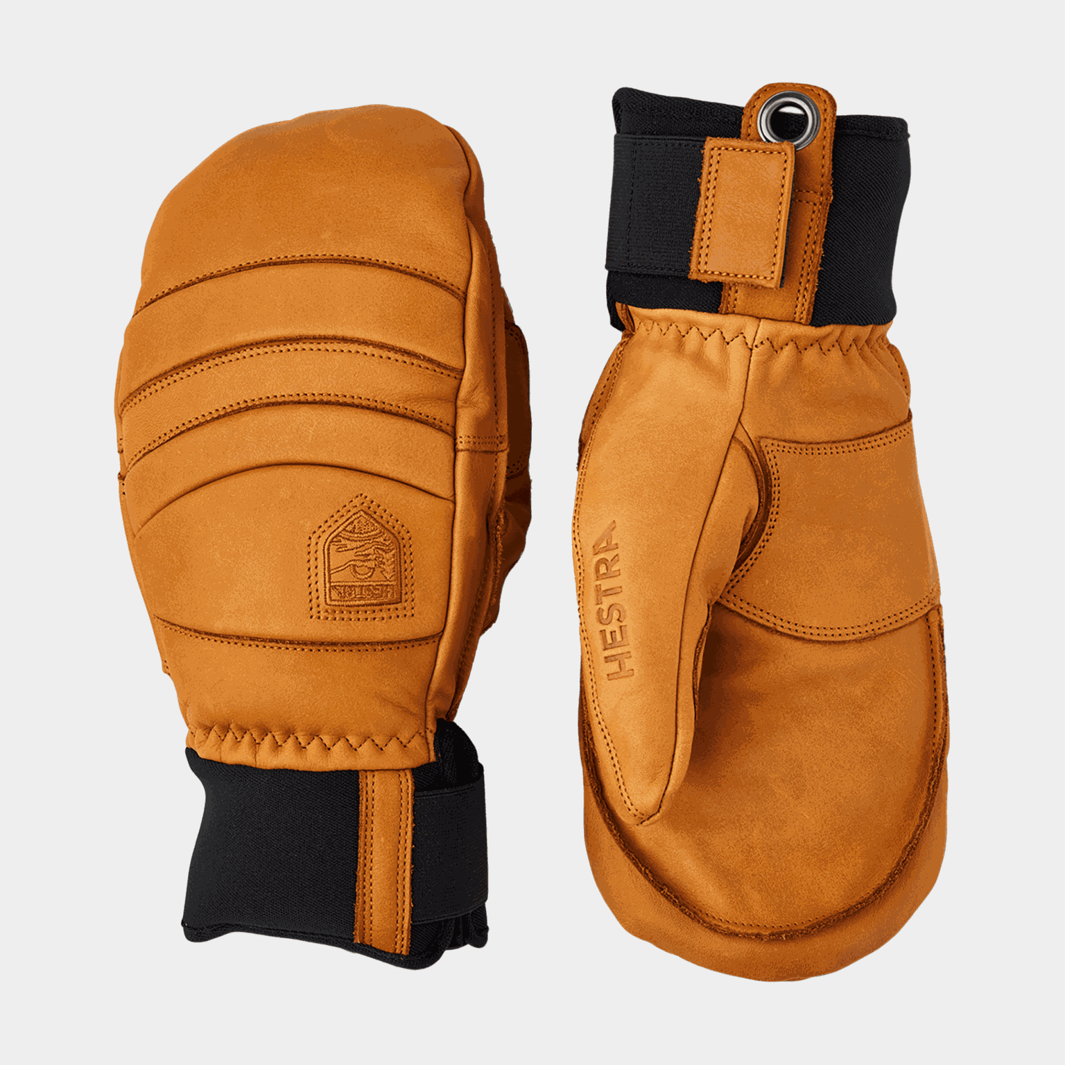 Alpine Mitten Fall line 24/25, skivotter, votter, unisex - Brun