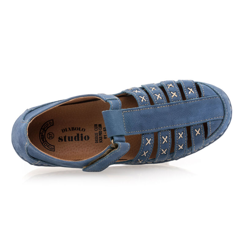 Blaue Damen-Komfortschuhe