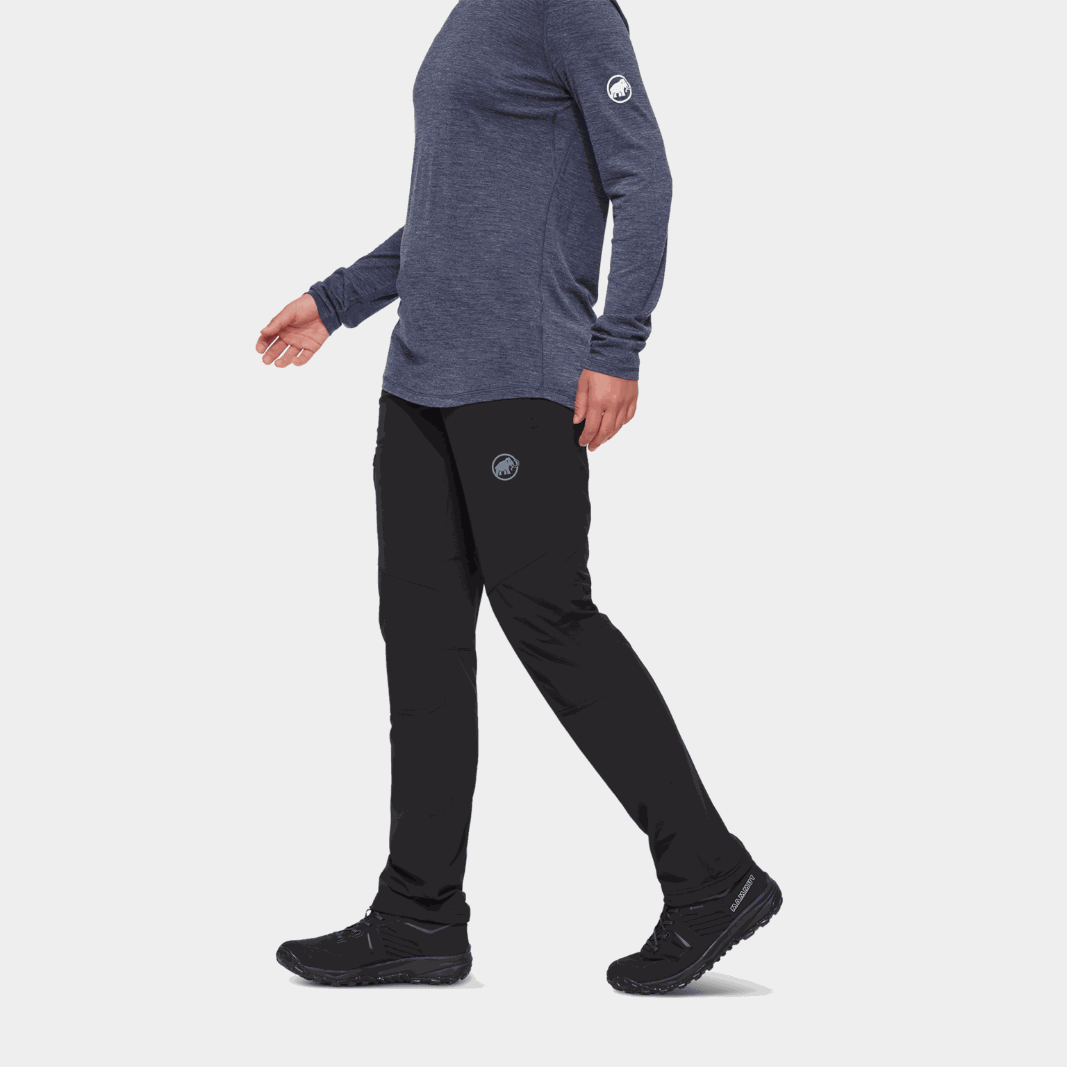  Spodnie softshell damskie Runbold Guide SO, czarne.