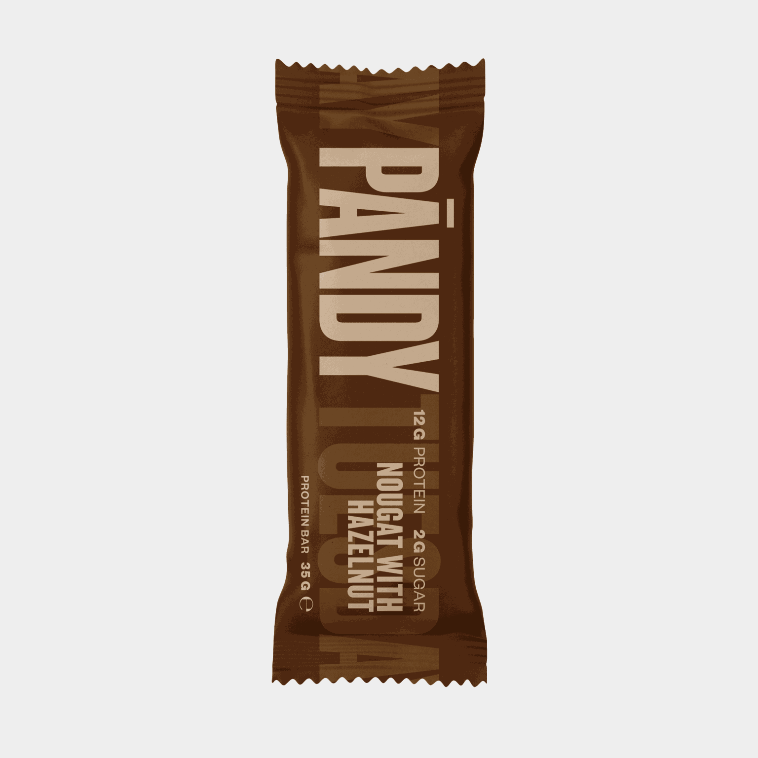 Barra de proteína Panda 35 g (nougat-avelã), barra de proteína -
