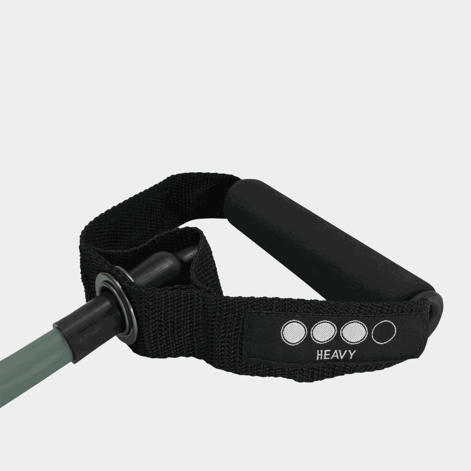  Tubo elastico rigido per fitness, fascia elastica di resistenza rigida - Verde