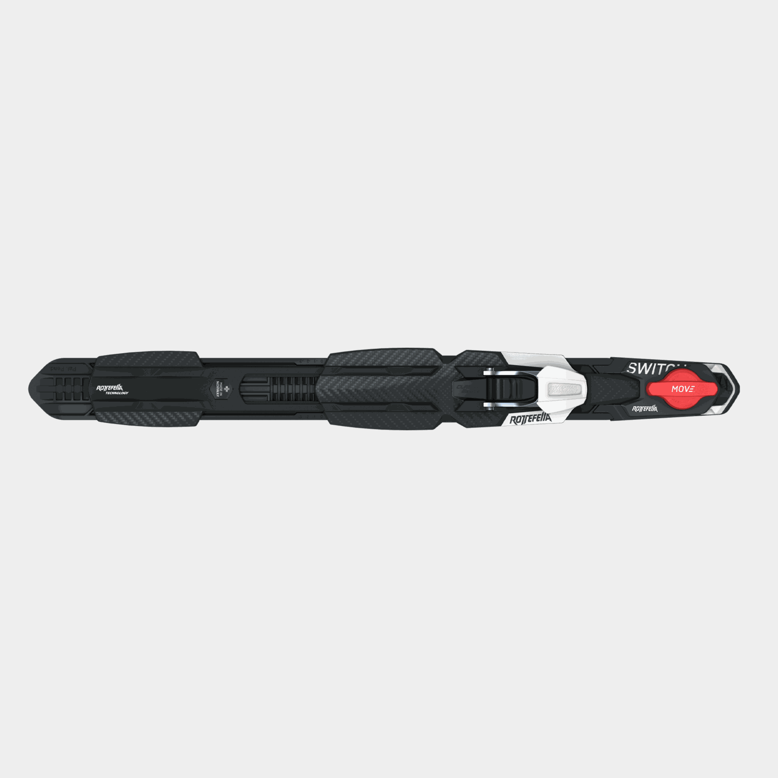 Conjunto de switches Rottefella MOVE NIS 2.0 e 3.0 com 24/25 pinos, incluindo suporte de montagem e adaptador - preto