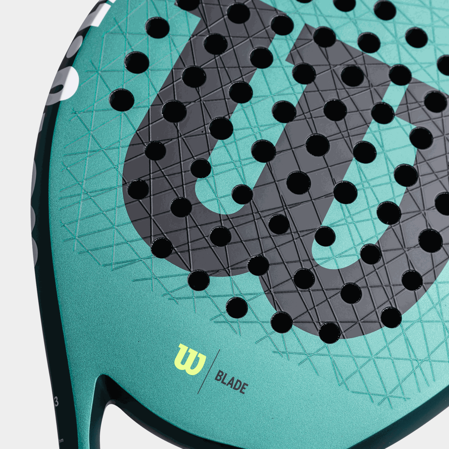 Blade V3 padelracket voor gevorderde spelers, unisex - groen