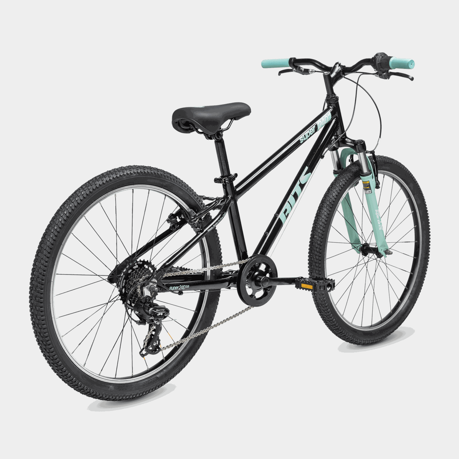 Bicicleta de montanha infantil Super 240 Alu 25 - preta