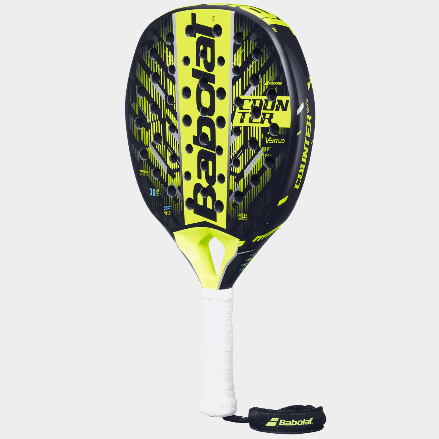 Vertuo Counter 2025 Unisex Padelracket voor beginners – Zwart