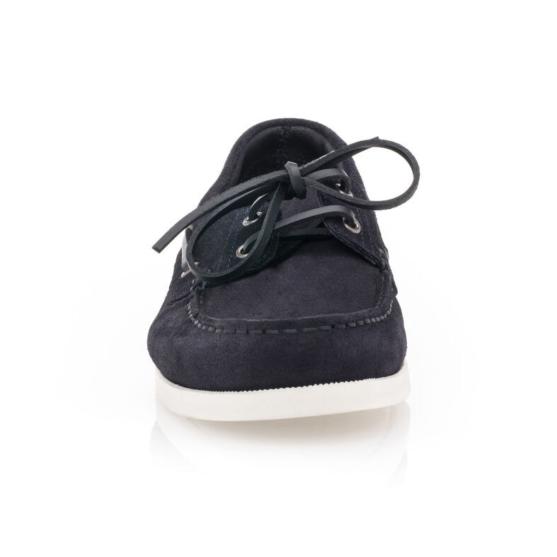 Mocasines/zapatos náuticos azules para hombre