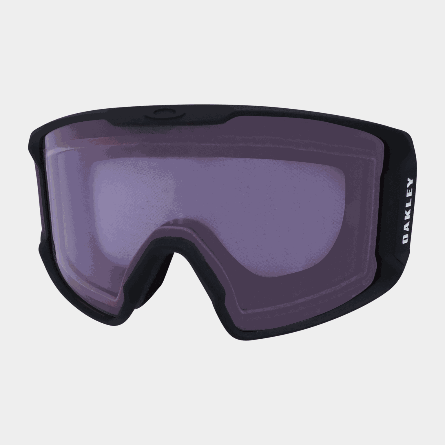 Óculos de esqui Line Miner L Prizm™, lentes transparentes 24/25, óculos de esqui alpino unissex - preto
