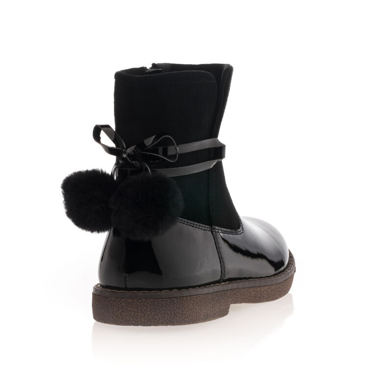 Botas negras para niñas/botines