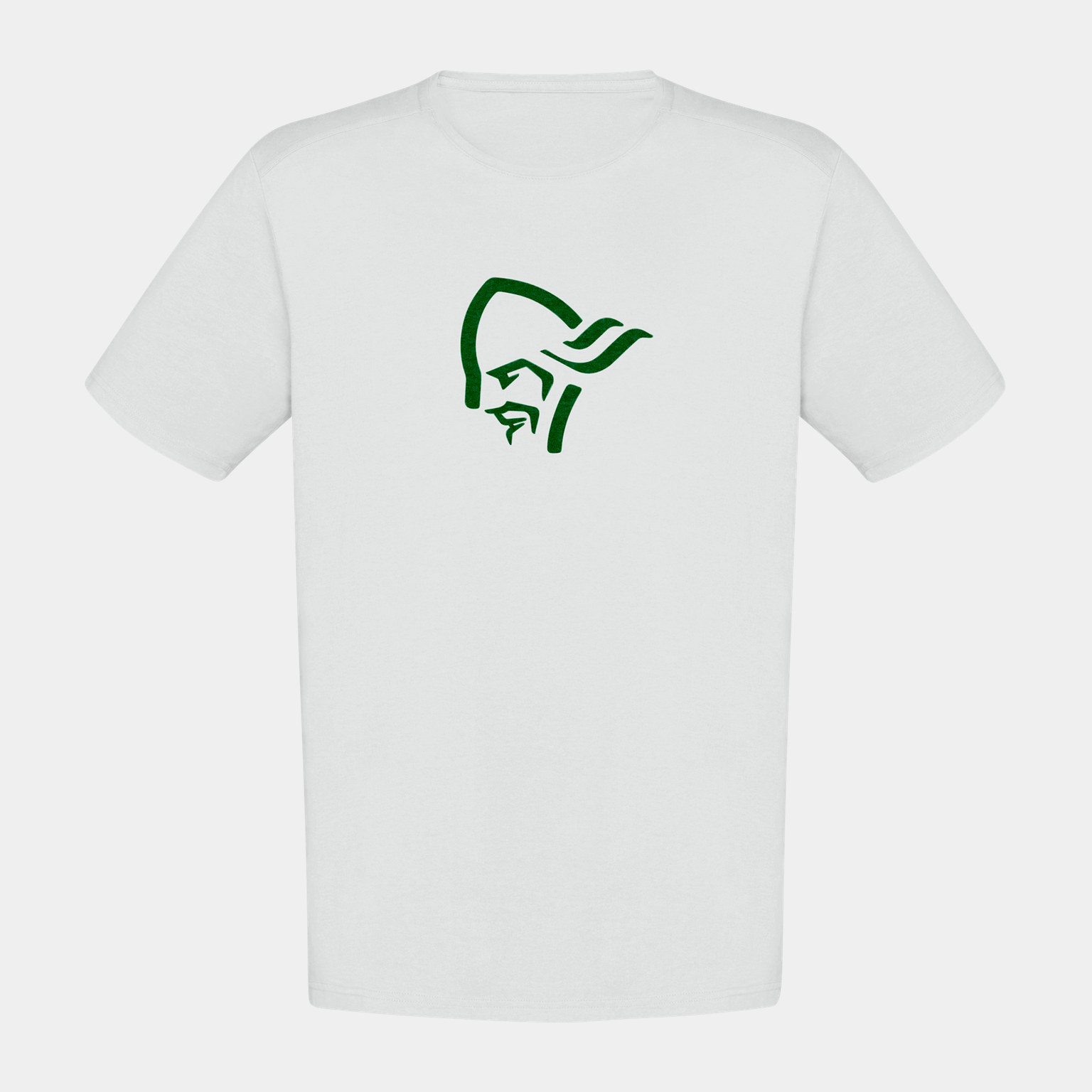 Camiseta Viking de algodão /29, masculina - branca