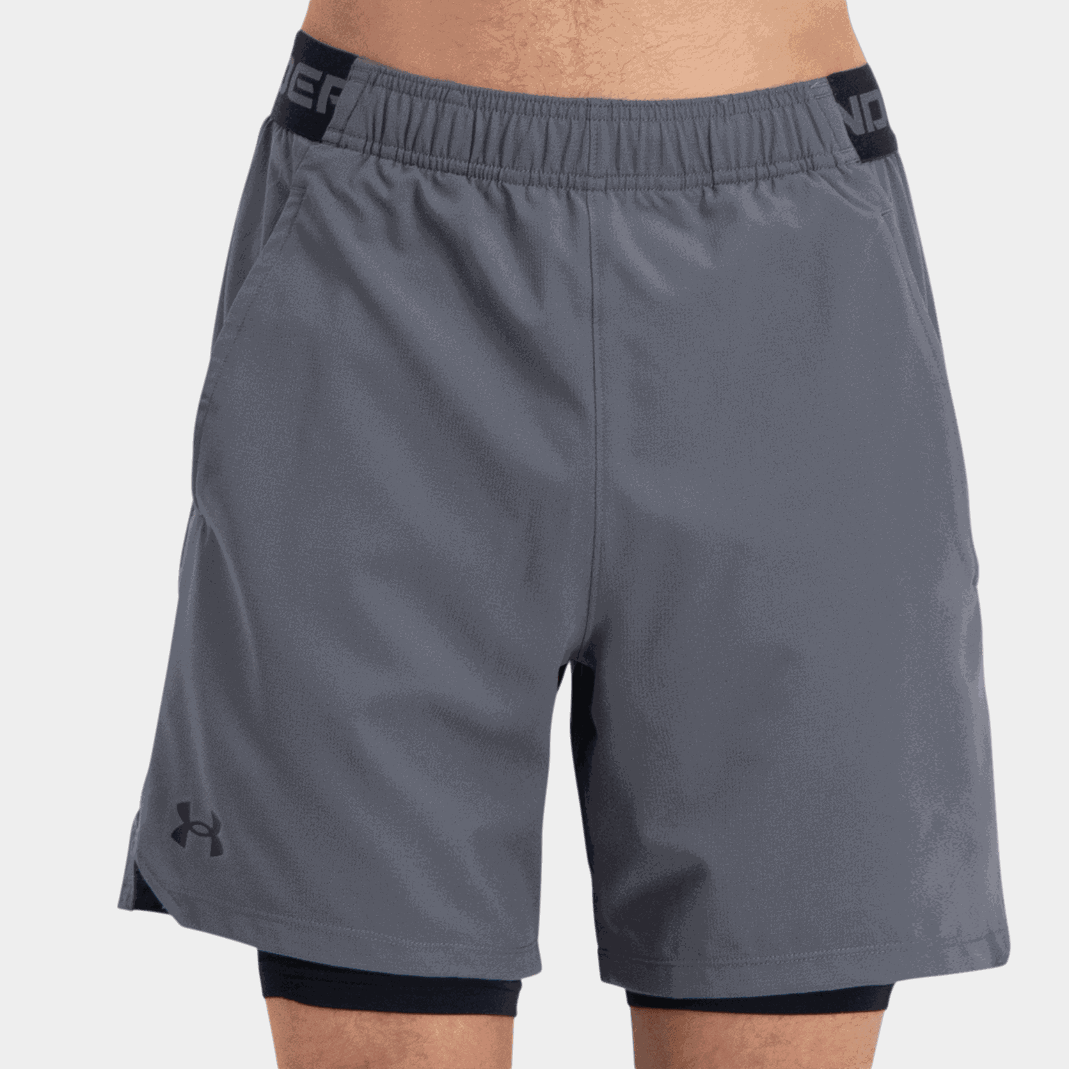 Vanish Woven 2In1 Shorts, treningsshorts, herre - Grå