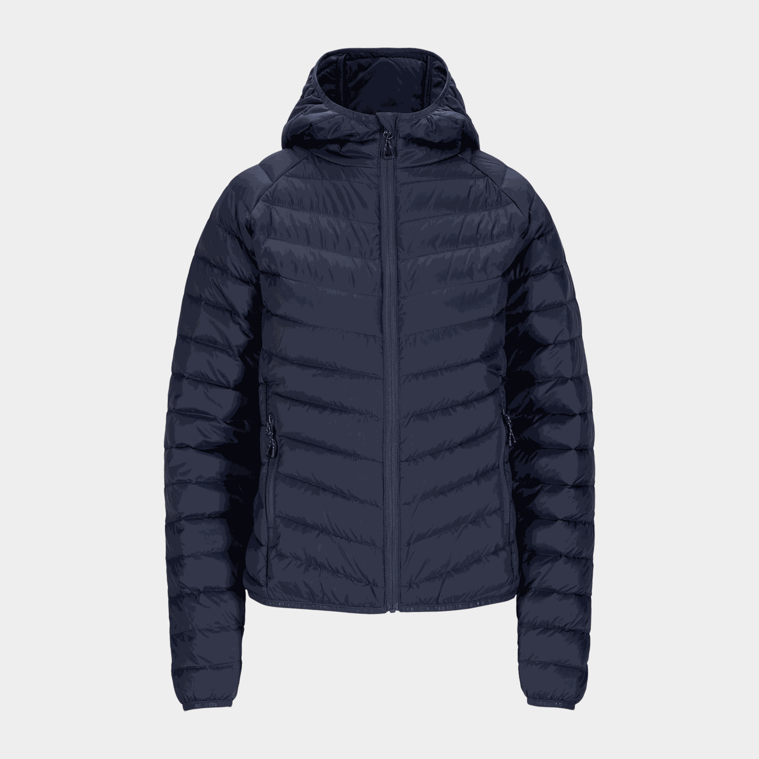  Doudoune douce et durable à capuche, veste femme - bleue
