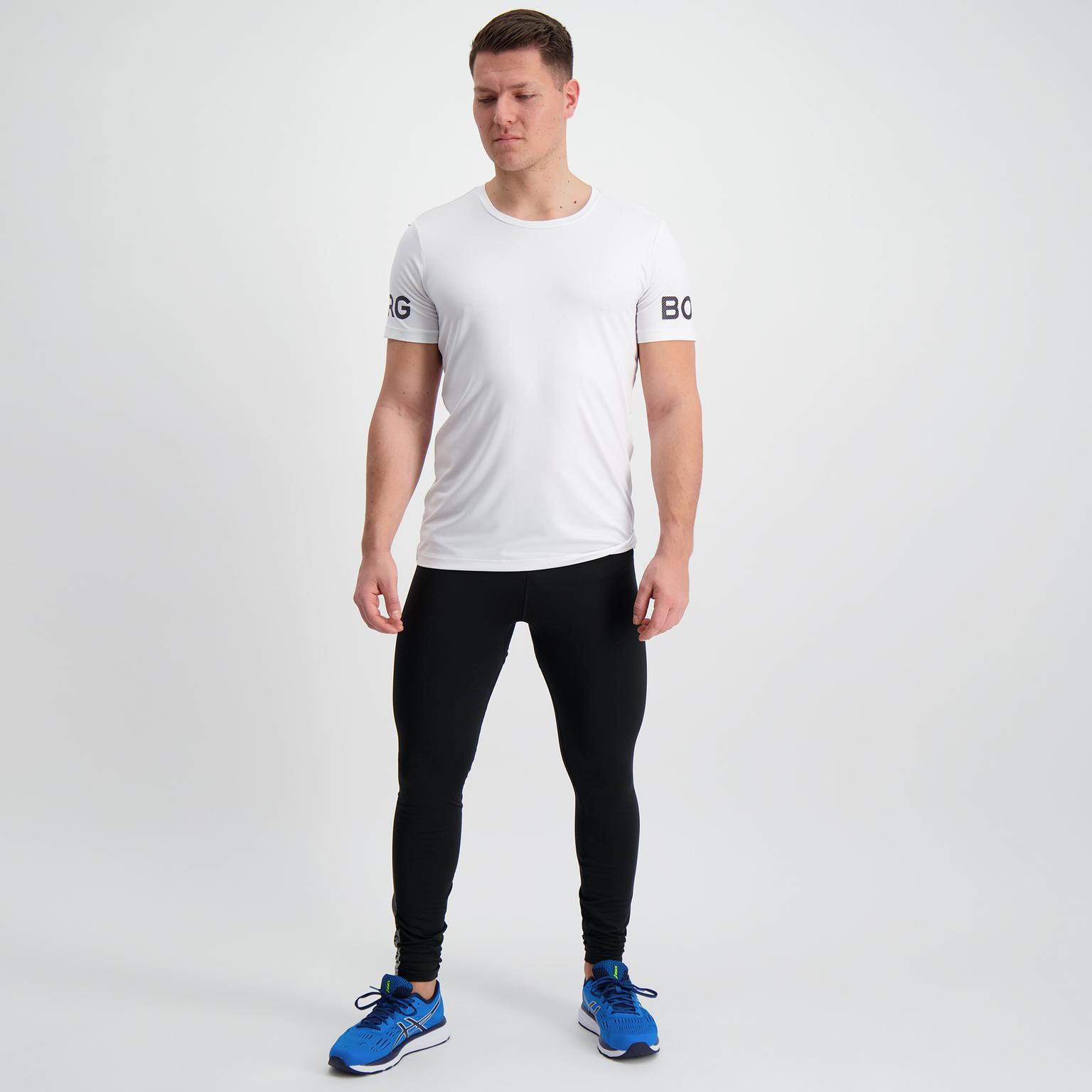  Borg heren wit t-shirt