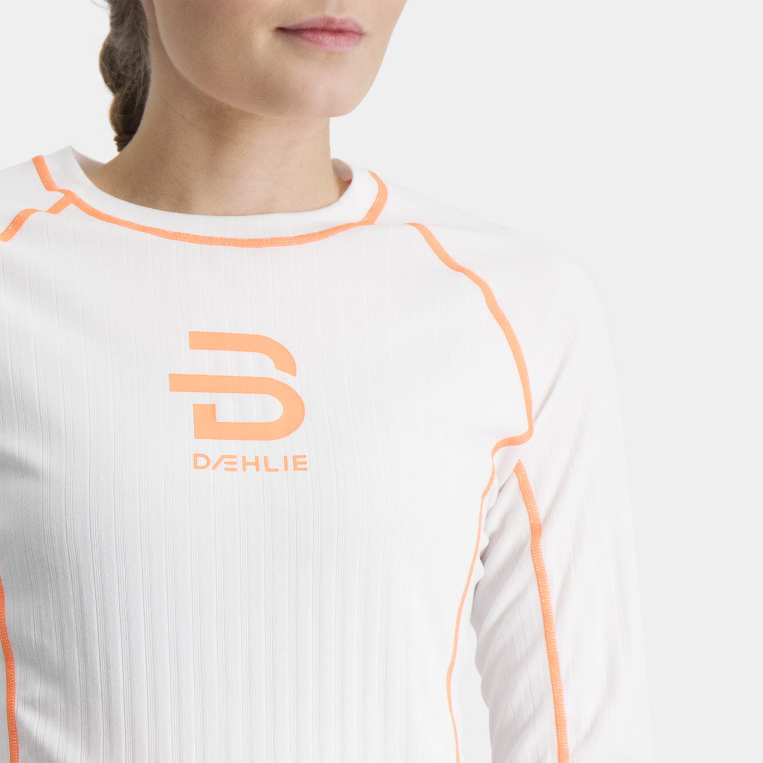 Endurance Tech Long sleeve, superundertøy dame - Oransje