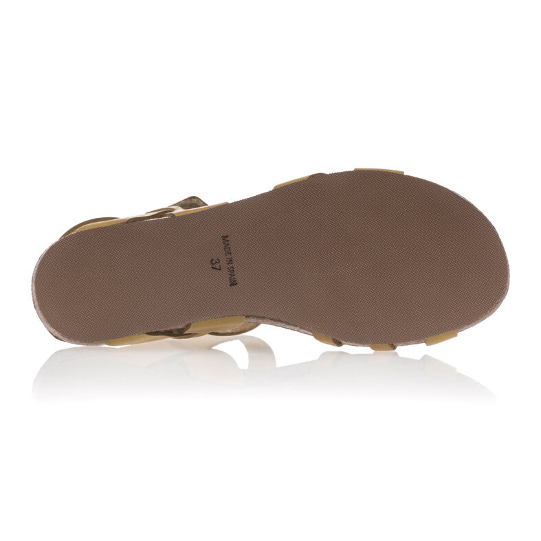 Sandalias amarillas para mujer / Zapatos de punta abierta