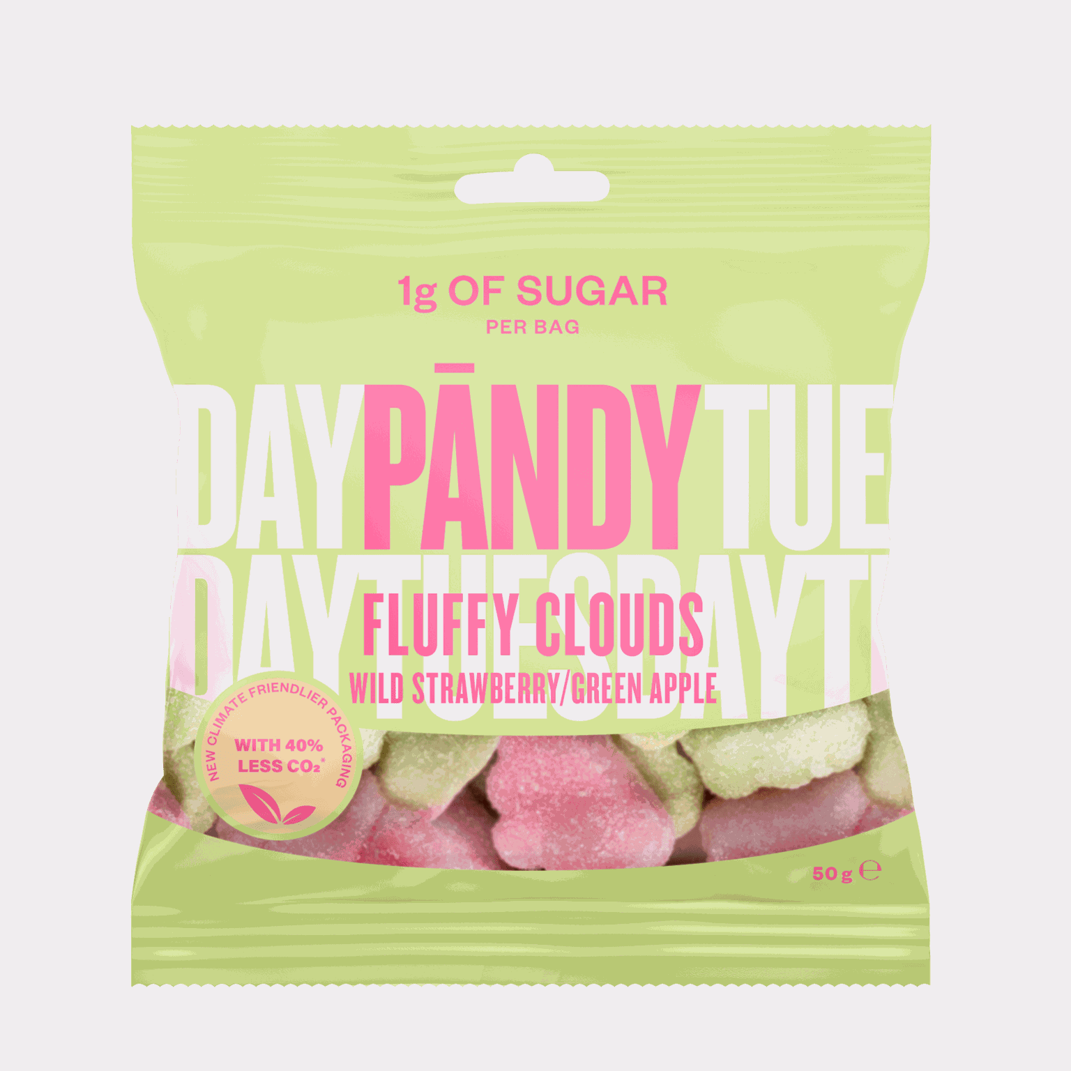 Pandy želé 50g (měkké obláčky), ovocné želé -
