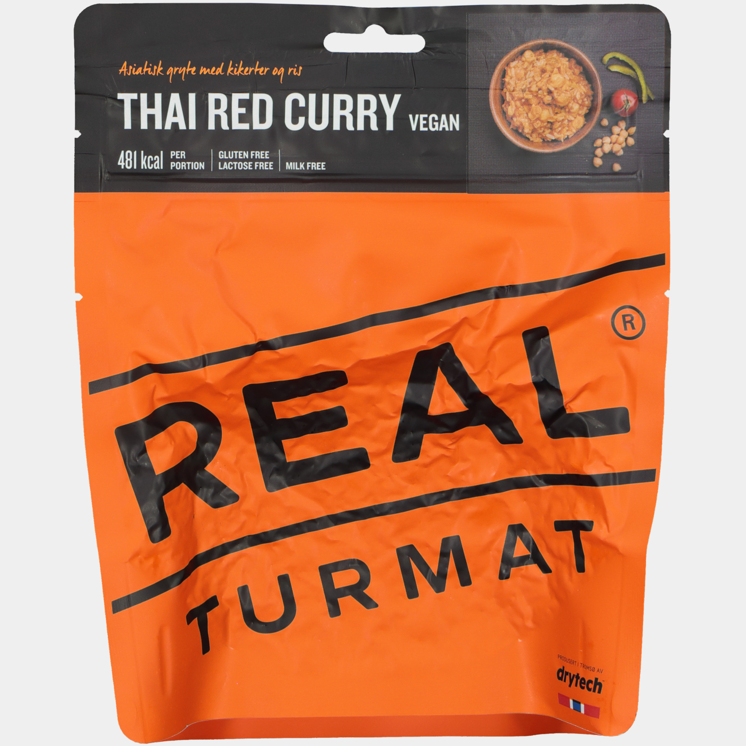 Tajskie czerwone curry, produkty liofilizowane dla turystów -