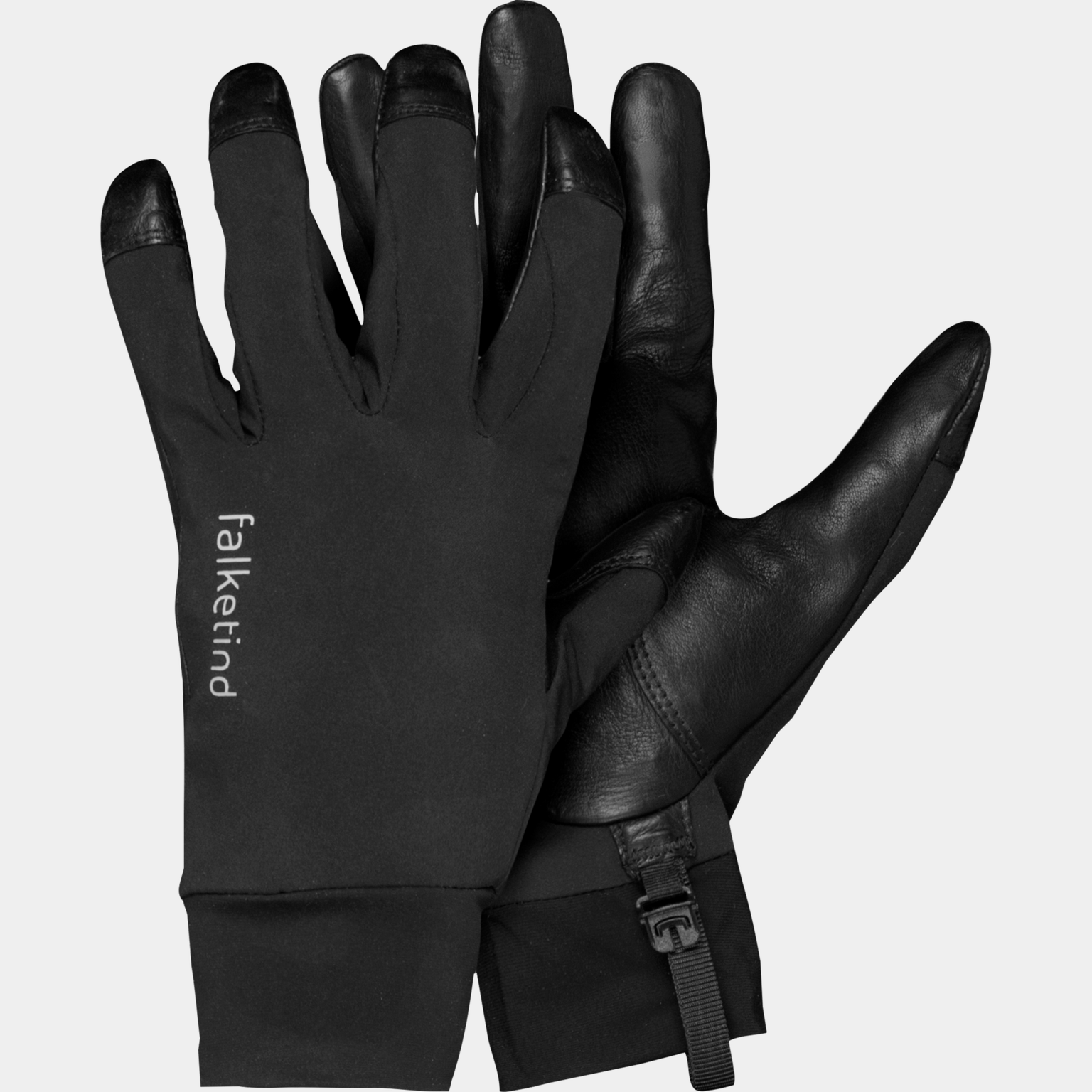 Gants courts Falketind Gore-Tex Infinium (Homme/Femme), Gant unisexe – Noir