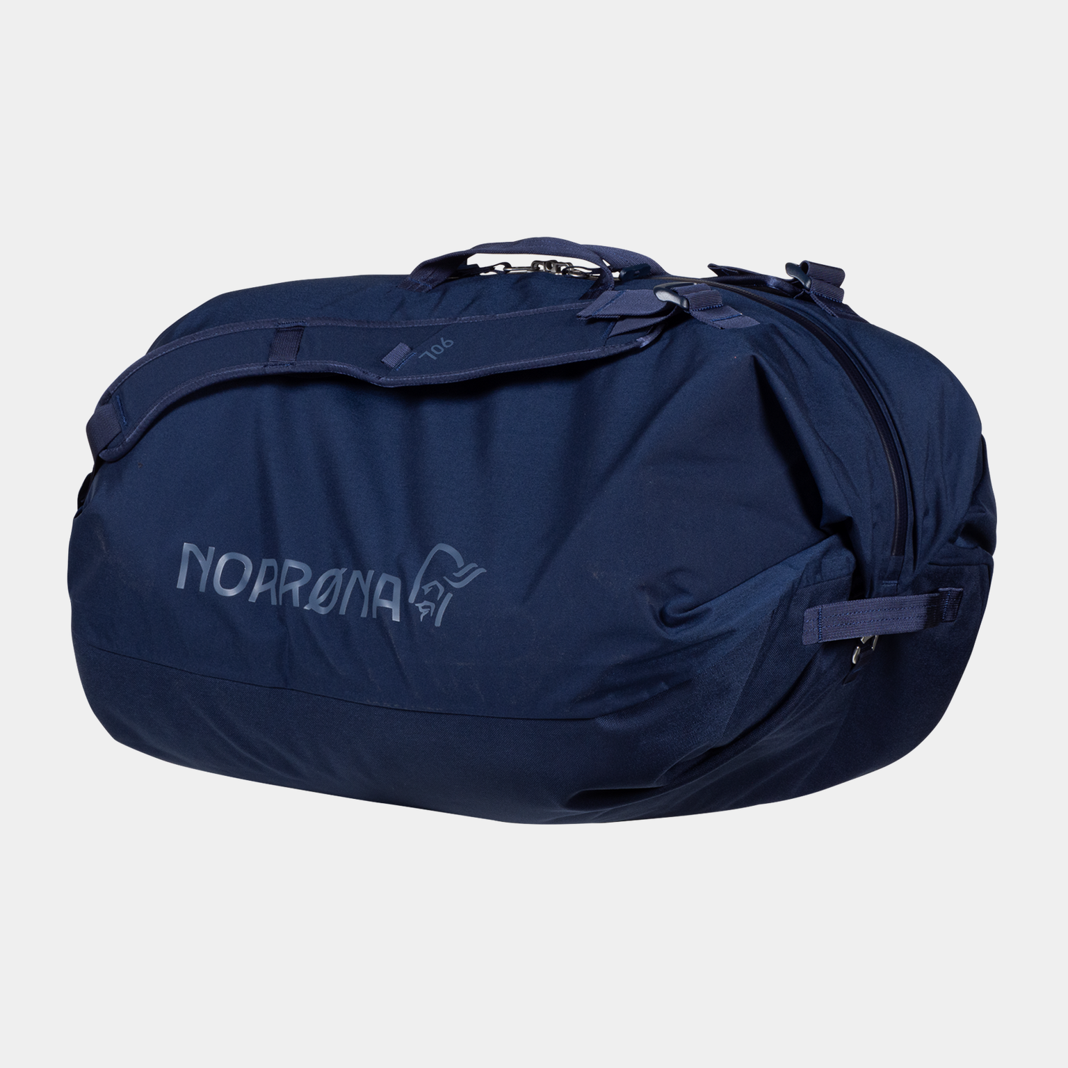  Torba sportowa Norrøna 90L, torba materiałowa - niebieska