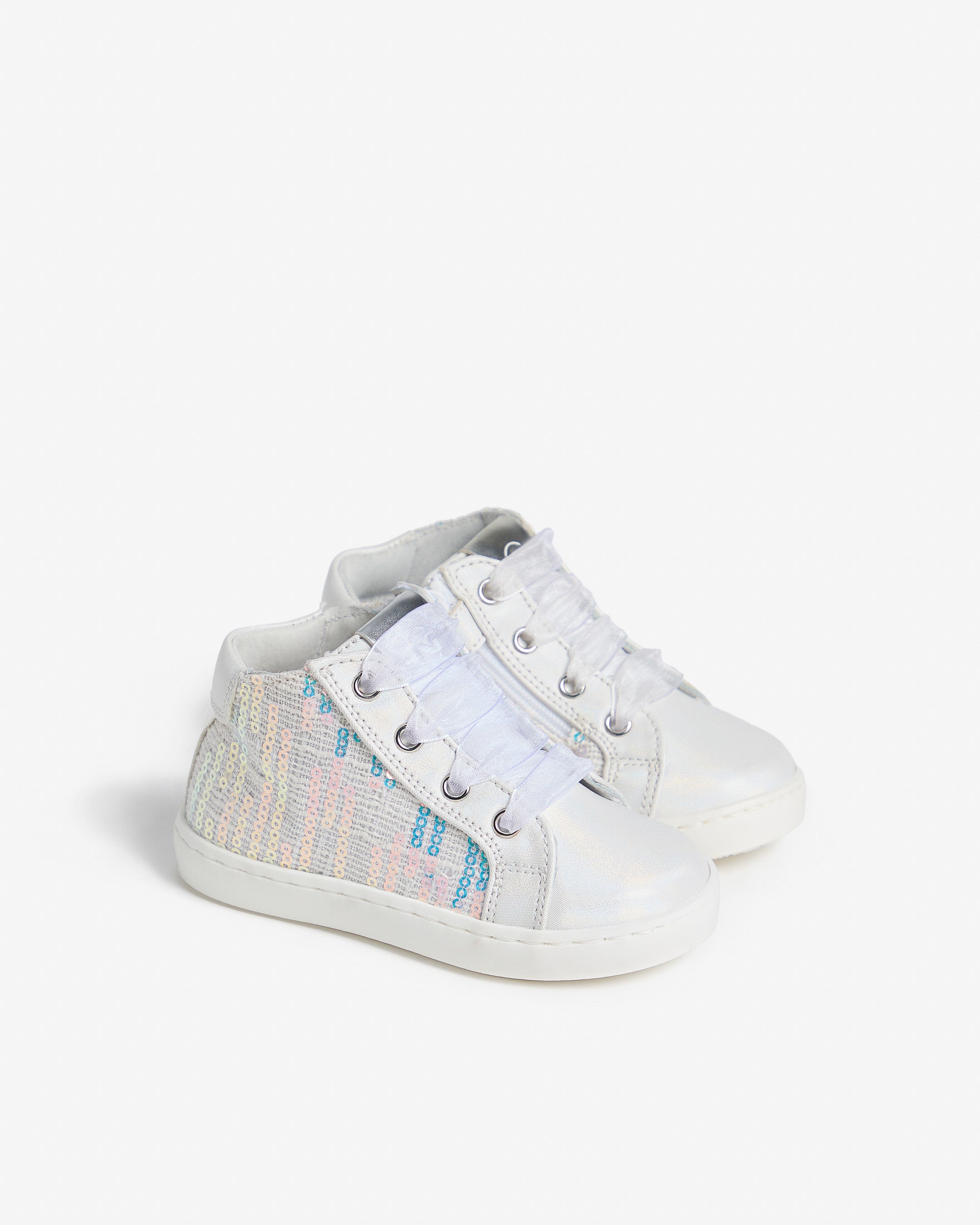  Baskets Junior pour filles en tissu et matières techniques