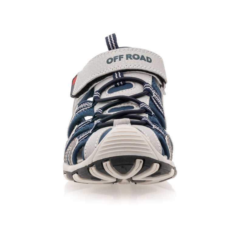 Sandalias grises para niño / Zapatos de punta abierta