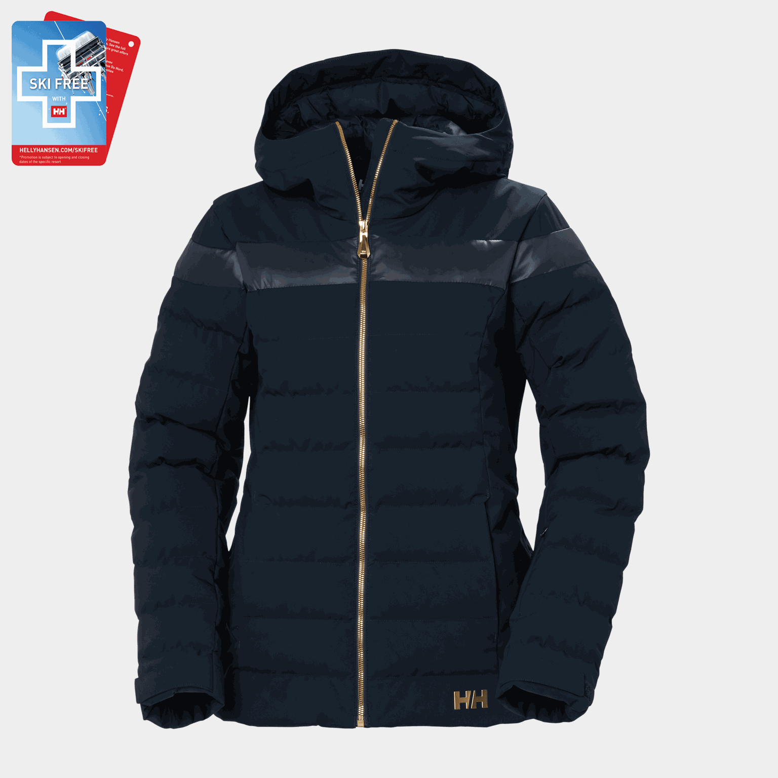  Doudoune Alpine W Imperial Puffy 24/25, Veste de ski, Femme - Bleu foncé