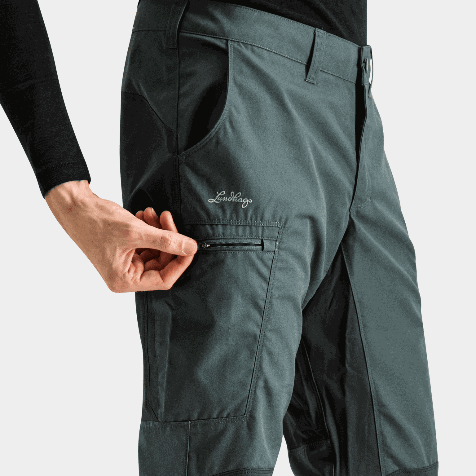 Fulu Hike herenwandelbroek, gemaakt van elastisch hybride materiaal, trekkingbroek.